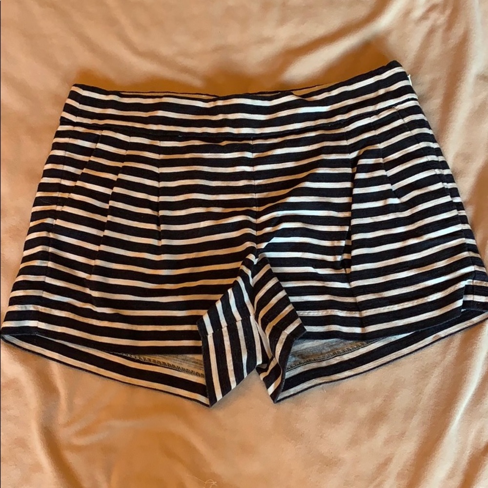 J. Crew Navy and White shorts 10